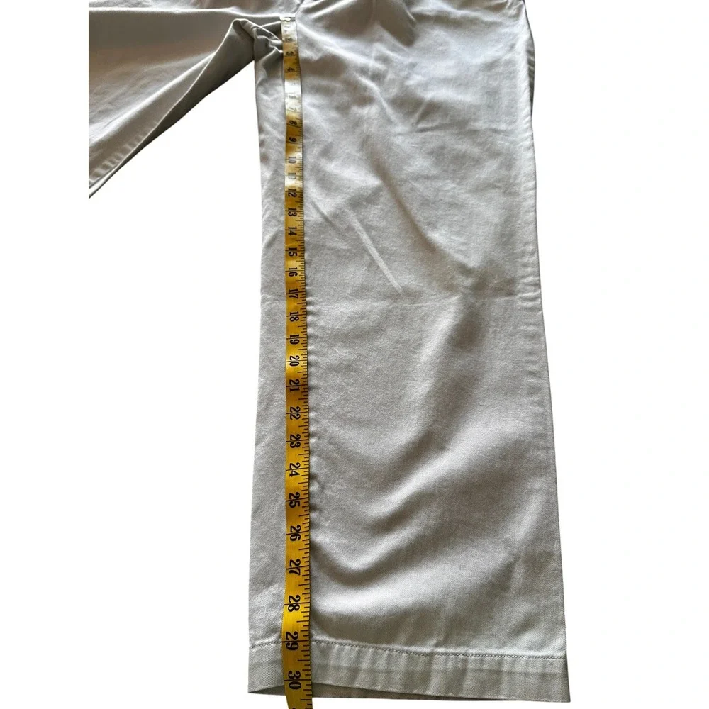 Polo Ralph Lauren Andrew Pant Mens 38x30 Khaki Tan Pleated Chino Cotton Trousers